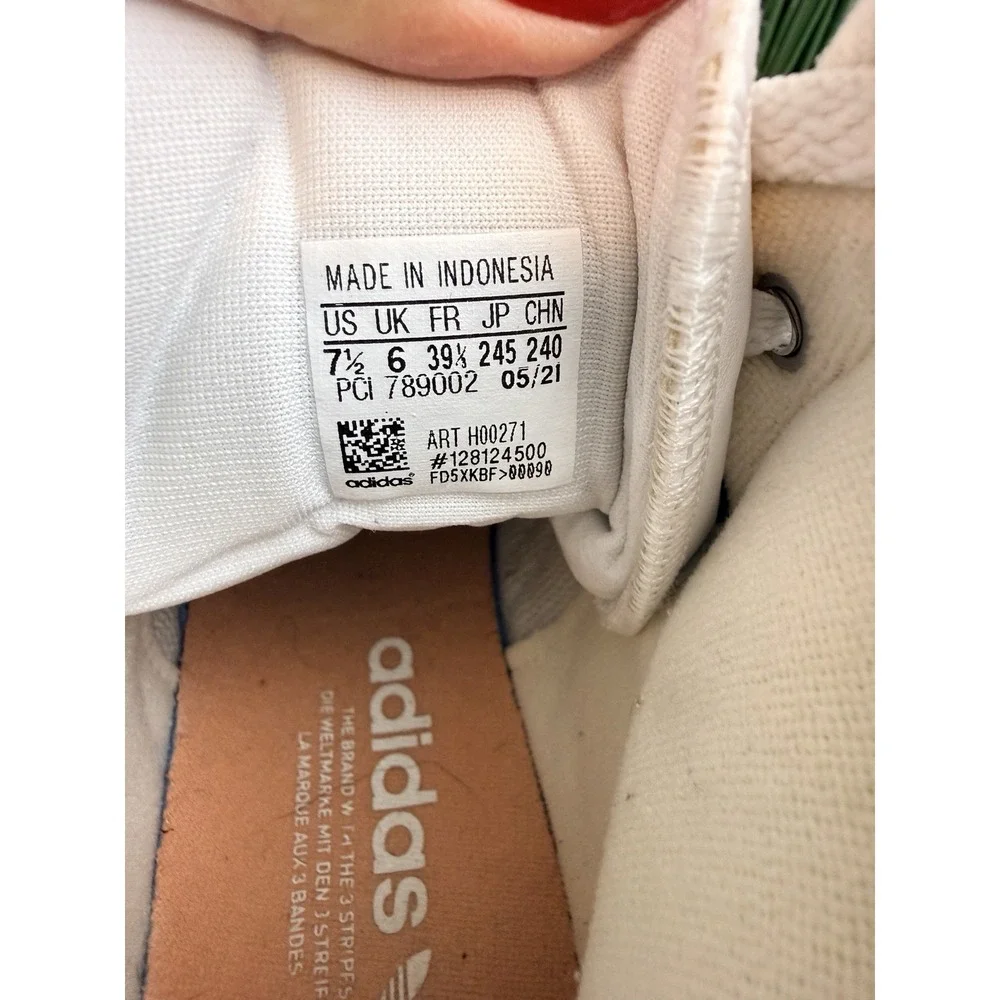 Adidas Top Ten Hi-Top Shoes Women's 7.5 Sneakers White Ambient Blush H00271